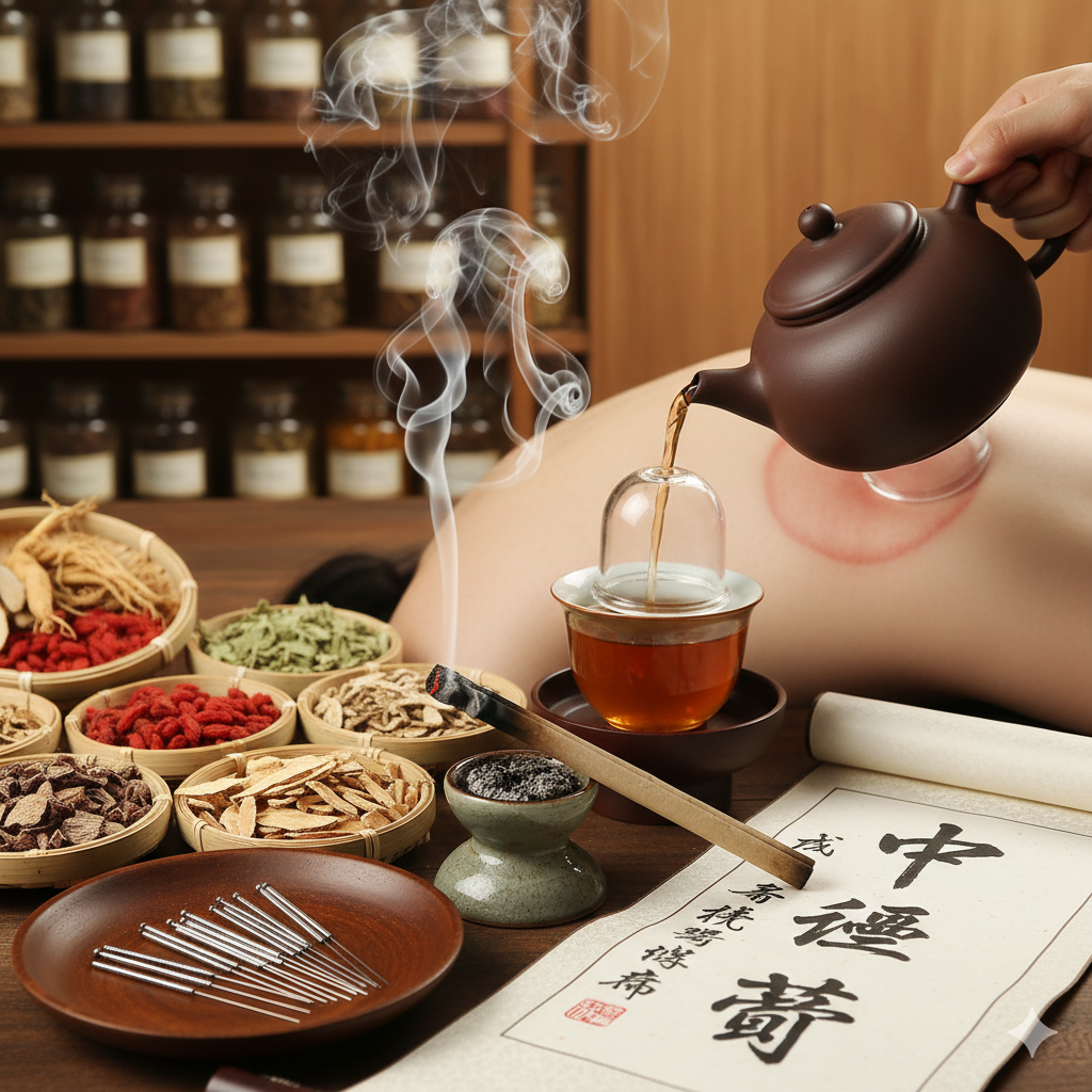 Pengobatan herbal TCM di ICCM oleh sinshe profesional di batam