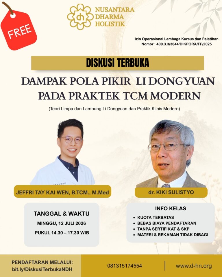 Praktisi ICCM Diundang Membawakan Diskusi tentang Pemikiran Li Dongyuan dalam Praktik TCM Modern
